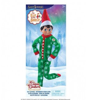 Elf on the shelf vestuario claus couture pijama 