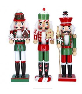 Cascanueces de Caramelo de Jengibre Madera 3ass 35