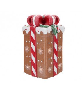 Caja de Regalo Nacidad 25cmx41cm Resina