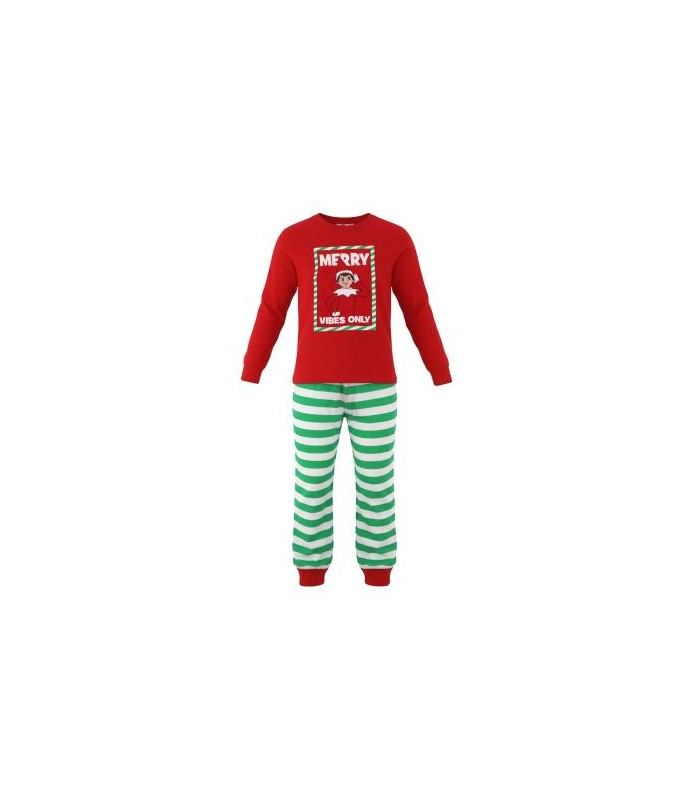 PIJAMA LARGO SINGLE JERSEY NAVIDEÑO THE ELF