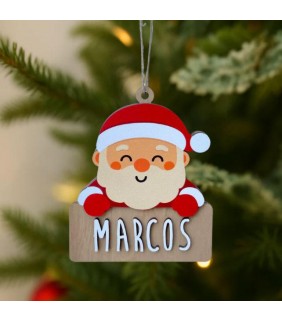 Adorno de Navidad personalizado - Papá Noel