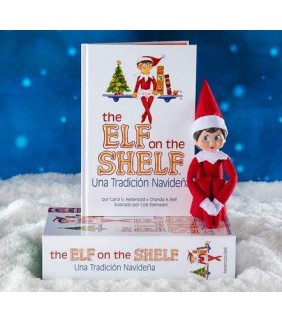The elf on the shelf cuento y muñeco elfo niña 