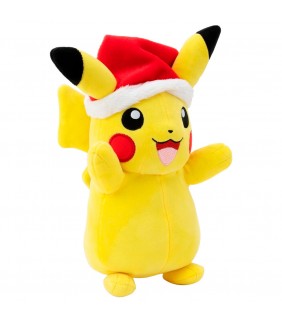 Peluche Pikachu Navidad Pokemon 20cm