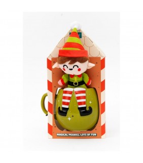 SET DE TAZA Y ELFO DE PELUCHE
