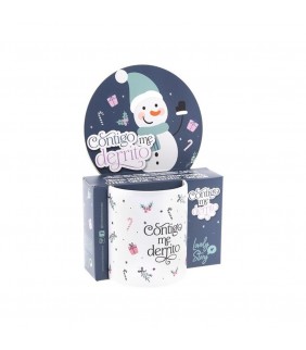 TAZA NAVIDAD - CONTIGO ME DERRITO