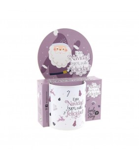TAZA NAVIDAD - ESTA NAVIDAD BUEN ROLLO Y FELICIDAD