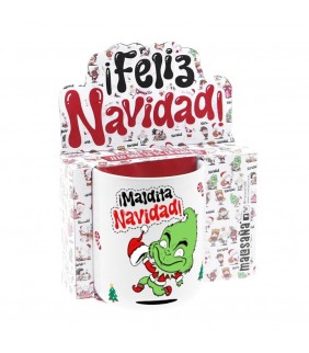 TAZA 330 ML / MUG 330 ML - ¡MALDITA NAVIDAD 