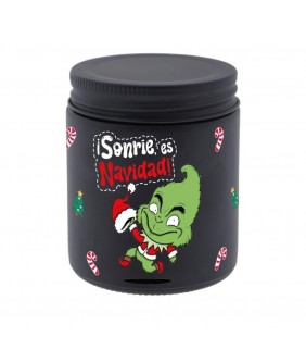 VELA AROMÁTICA - BLACK - ¡SONRÍE  ES NAVIDAD 