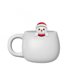 Taza Muñeco de Nieve Charm