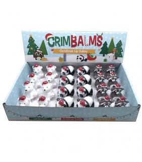 Bálsamo labial Navidad Oso Panda y Mapache