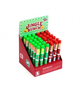 Bolígrafo Multicolor con 6 Colores Navidad Jingle 