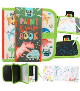 Dino World libro para pintar y borrar