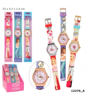 TOPModel reloj de pulsera de silicona con caja met