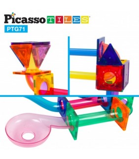 Picasso Tiles Circuito de Canicas Magnético 71 Pie