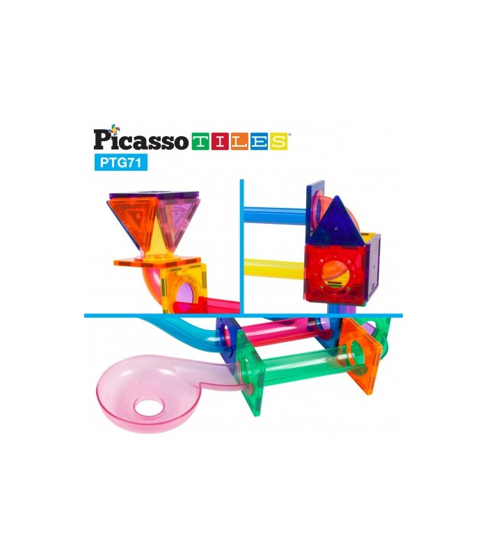 Picasso Tiles Circuito de Canicas Magnético 71 Pie