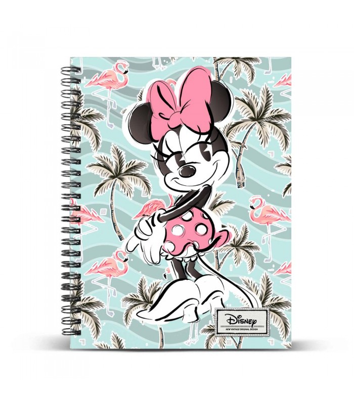 Minnie Mouse Turquesa Cuaderno A4 Papel Cuadricula