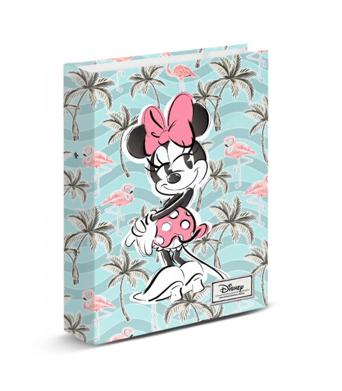 Minnie Mouse Turquesa Carpeta 4 Anillas Minnie Mou