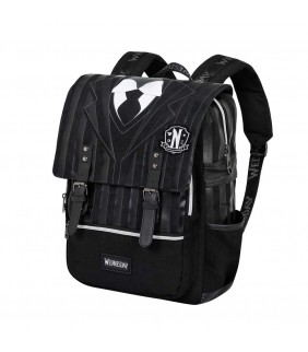 Miércoles Negro Mochila Oxford Miércoles Uniform