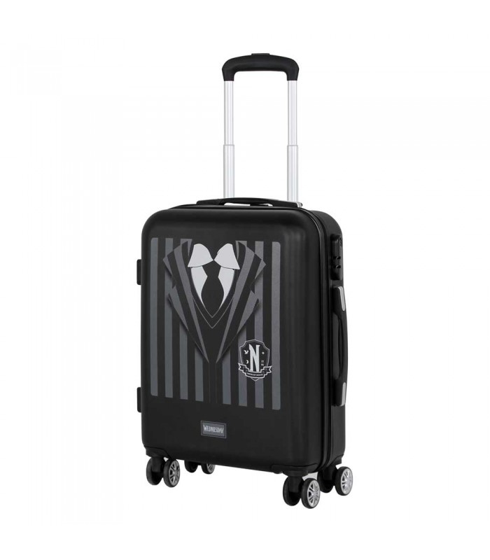 Miércoles Negro Maleta de Cabina ABS 4 Ruedas Miér