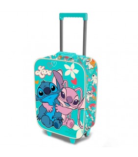 Disney Stitch Love 3D trolley suitcase