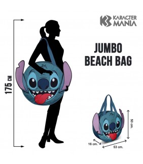 Lilo y Stitch Azul Bolsa de Playa Jumbo Lilo y Sti