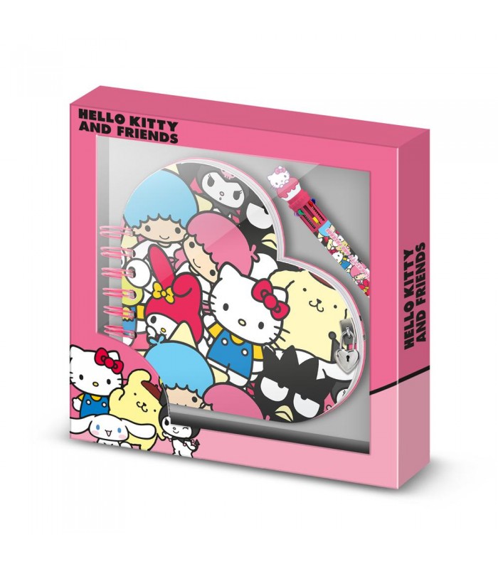 Hello Kitty Multicolor HELLO KITTY Cuad Corazón Ll