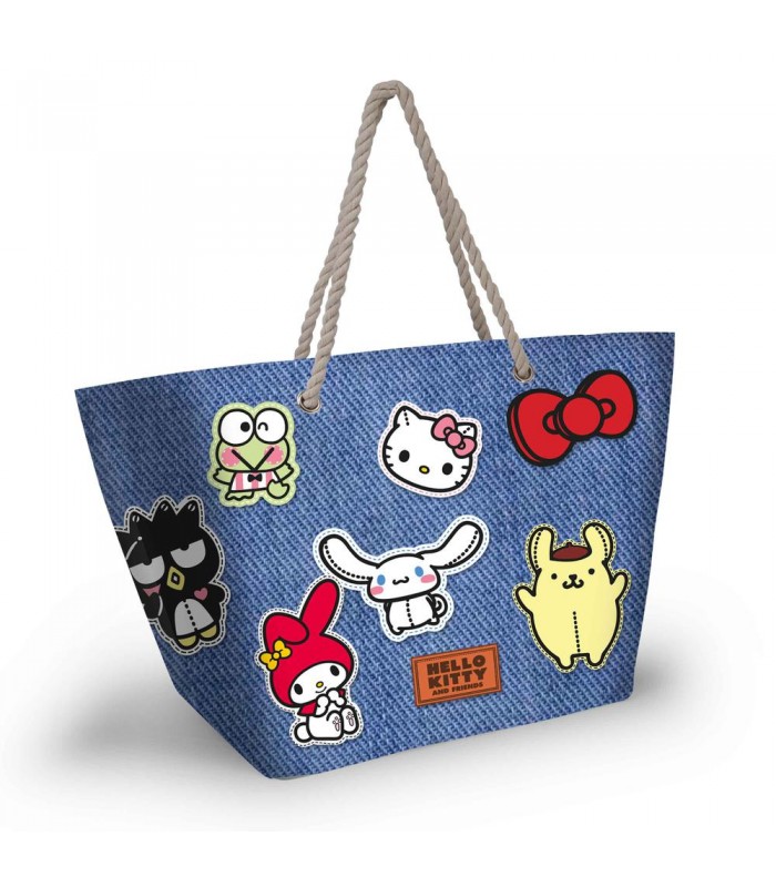 Hello Kitty Azul Bolsa de Playa Soleil Hello Kitty