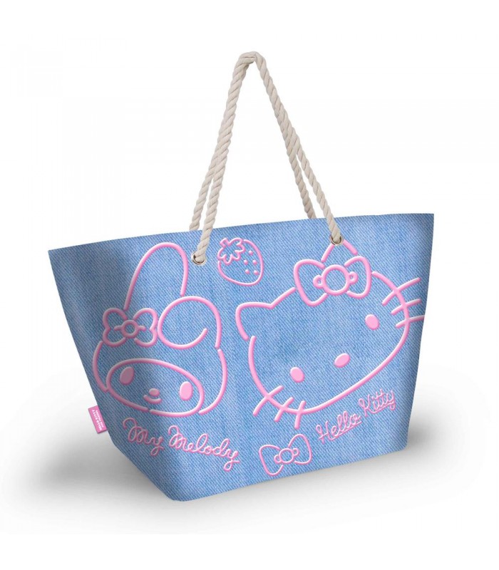 Hello Kitty Azul Bolsa de Playa Soleil Hello Azul