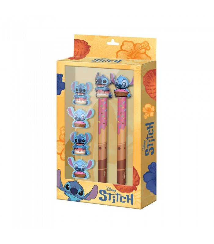 Lilo y Stitch Multicolor Pack de Boli Gel   Lápiz 