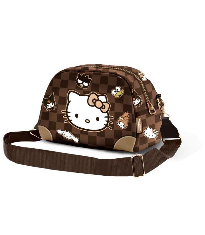 Hello Kitty Squares-Bolso Bandolera Bowling Lite  