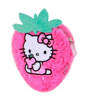 Hello Kitty Strawberry-Monedero Soft  Rosa