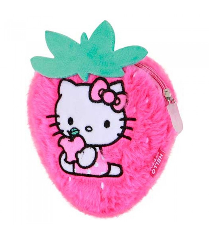 Hello Kitty Strawberry-Monedero Soft  Rosa