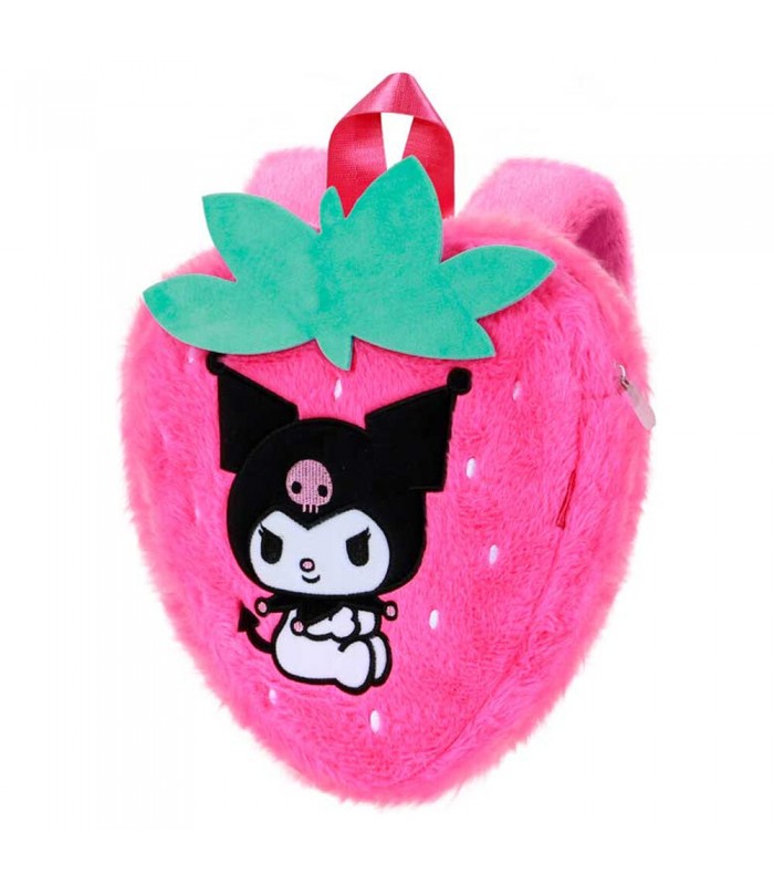 Hello Kitty Kuromi Strawberry-Mochila Soft  Rosa