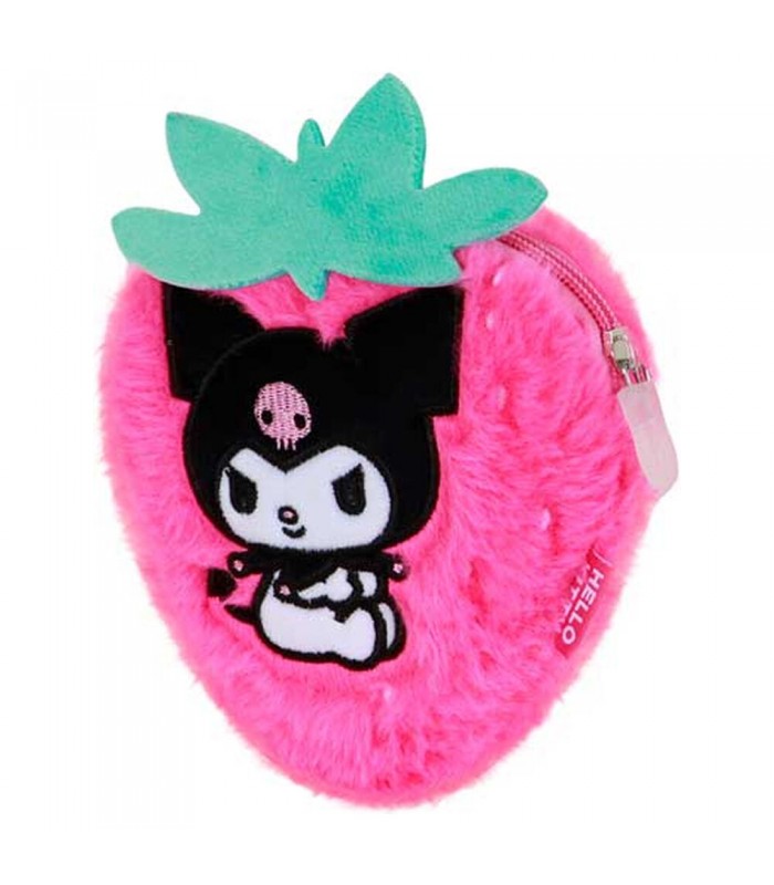 Hello Kitty Kuromi Strawberry-Monedero Soft  Rosa