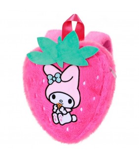 Hello Kitty My Melody Strawberry-Mochila Soft  Ros