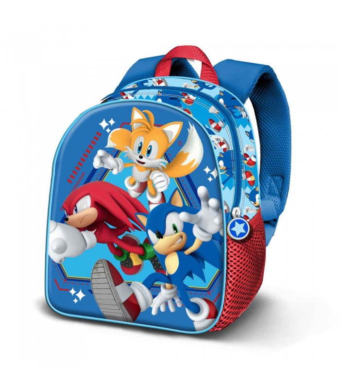 Sonic The Hedgehog Heroes-Mochila 3D Elite  Azul