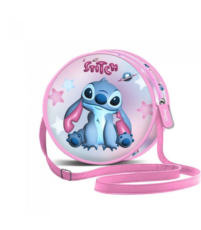 Disney Lilo y Stitch Cosmic-Bolso Bandolera Redond