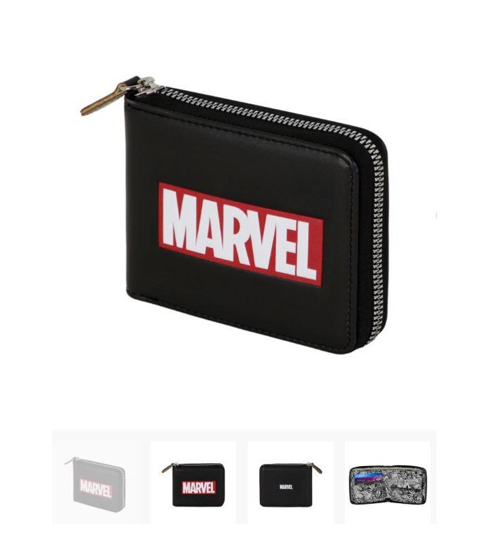 CARTERA Marvel cremallera