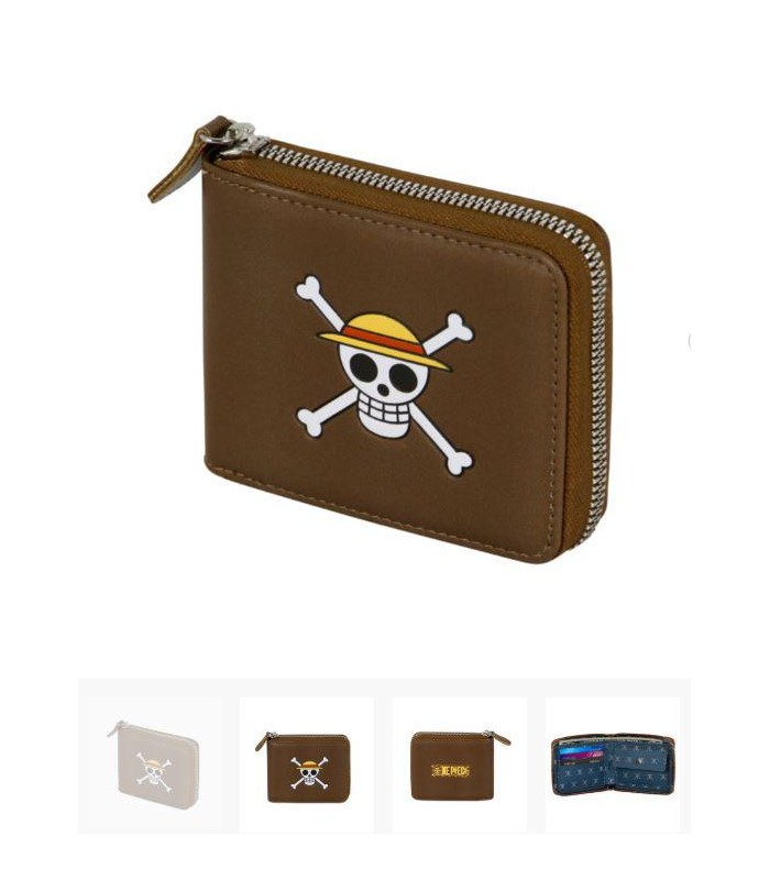 CARTERA One Piece cremallera