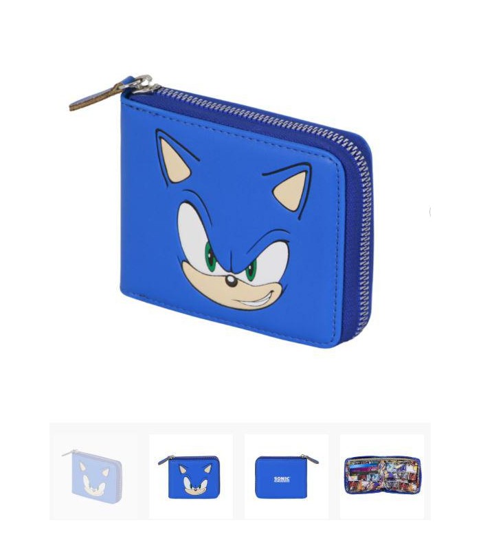 CARTERA Sonic cremallera