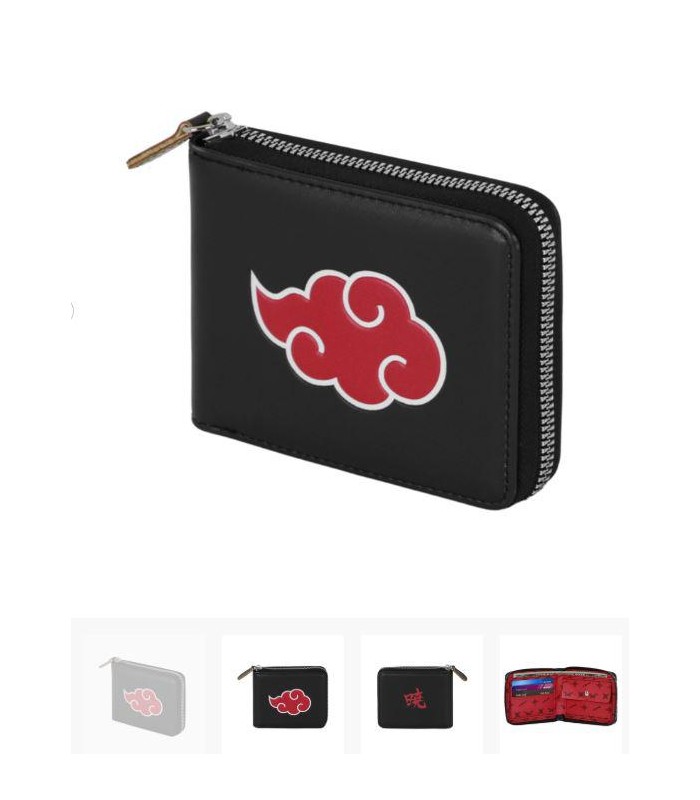 CARTERA Naruto cremallera