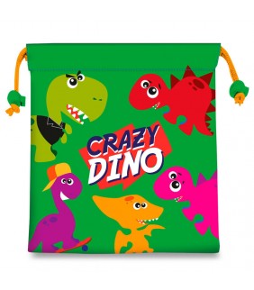 Bolsa merienda Crazy Dino