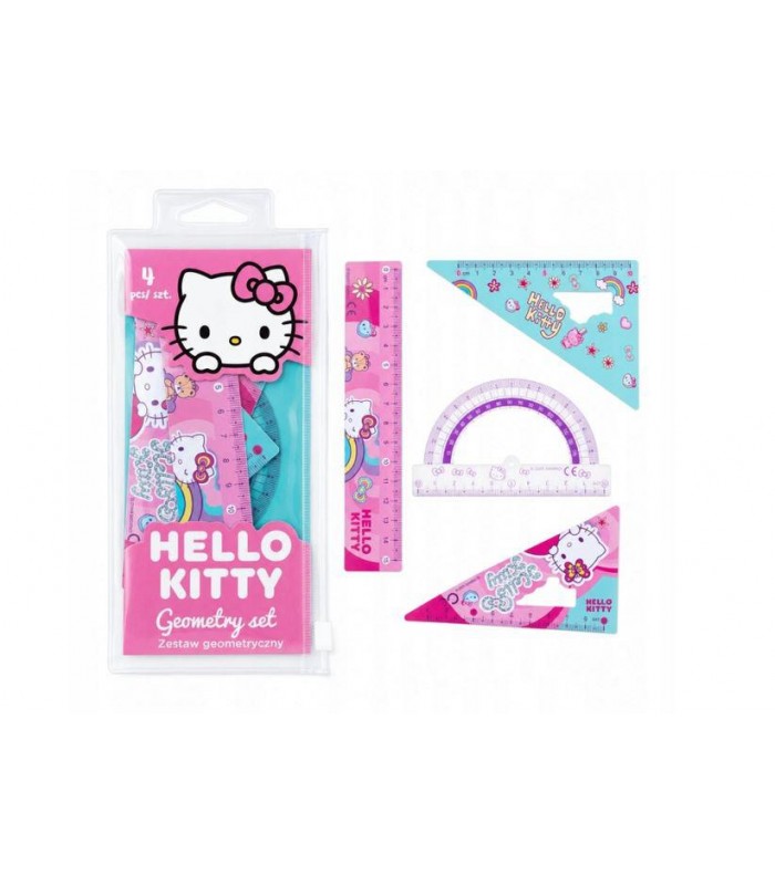 SET GEOMETRIA HELLO KITTY