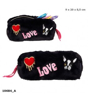Estuche tubular Love Top Model  Pelito sintetico