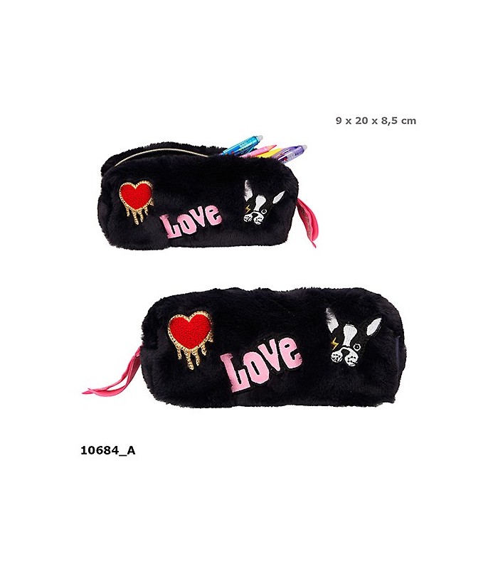 Estuche tubular Love Top Model  Pelito sintetico