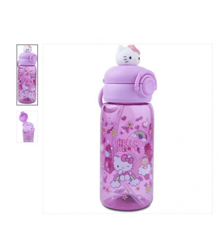 Botella 600ml Hello Kitty Purple