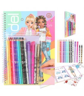 TOPModel libro de colorear con set de colores Sipe