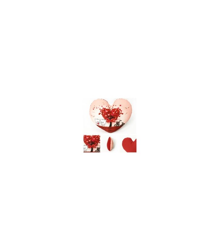 Cojin OSITO CORZ CORAZONES LONT MED 32CM