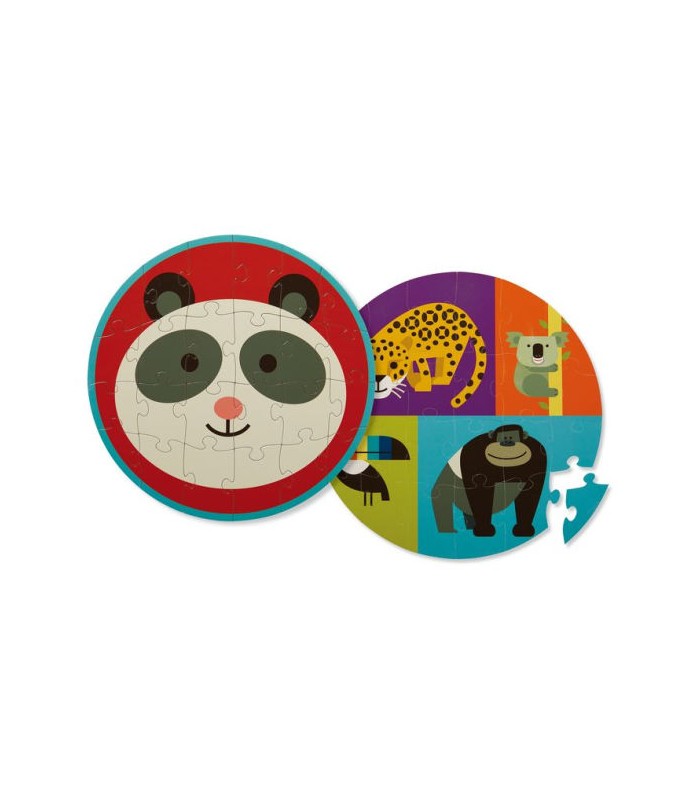  3 AÑOS Mini Puzzle 24pc Panda Friends
