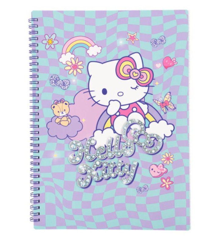 CUADERNO A4 HELLO KITTY 100 HOJAS CUADRICULA 